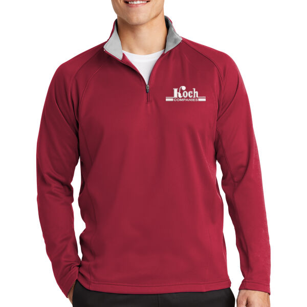 Sport-Tek® Sport-Wick® Fleece 1/4-Zip Pullover - Embroidered Logo Thumbnail