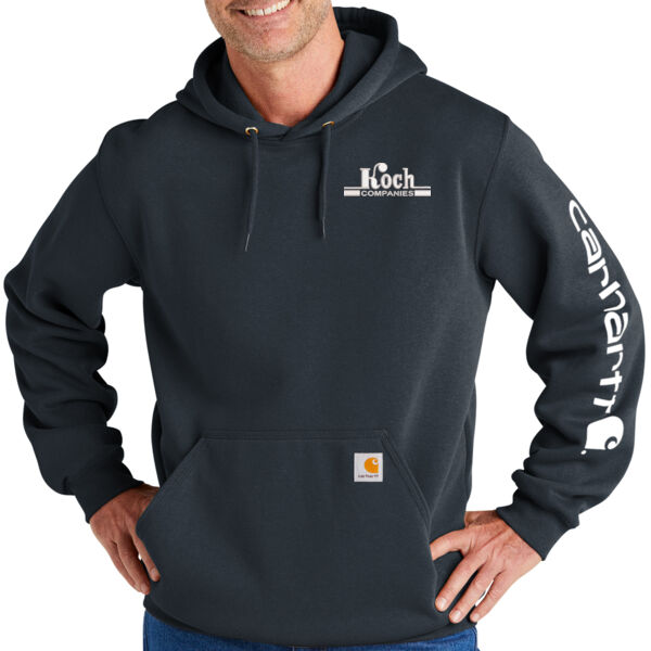 Carhartt® Midweight Hooded Logo Sweatshirt - Embroidered Logo Thumbnail