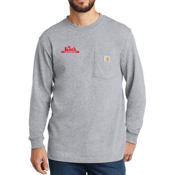 Carhartt ® Workwear Pocket Long Sleeve T-Shirt - Printed Logo Thumbnail