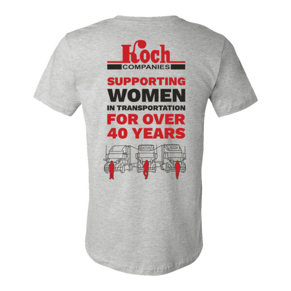 Koch Companies - "Women In Transportation" Tees - BELLA + CANVAS - Unisex CVC Jersey Tee - Screen Print & Printed Logos Thumbnail