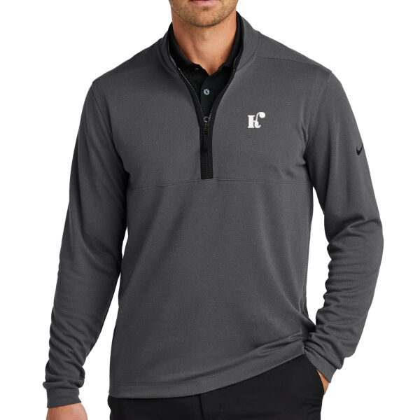 Nike Textured 1/2-Zip Cover-Up - Embroidered Logos Thumbnail