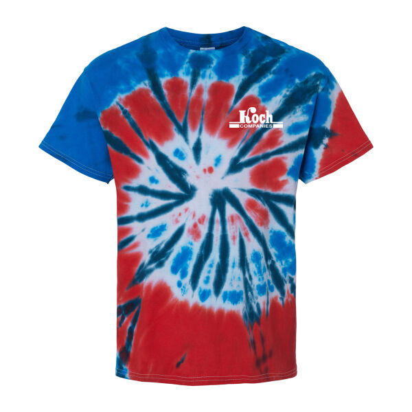 Colortone - Multi-Color Tie-Dyed T-Shirt - Printed Logo Thumbnail