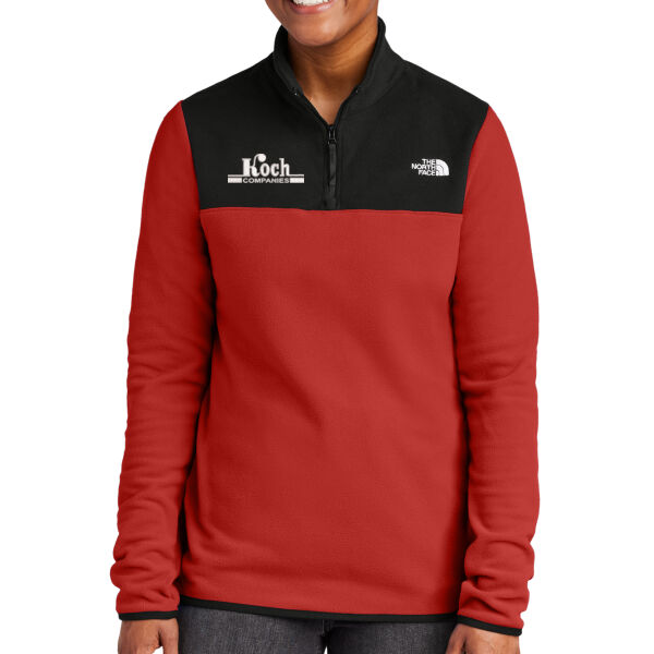 The North Face® Ladies Glacier 1/4-Zip Fleece - Embroidered Logo Thumbnail