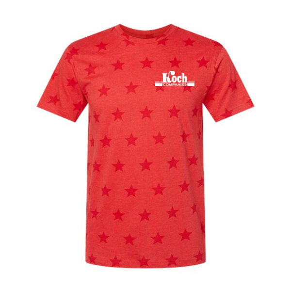 Code Five - Star Print Tee - Printed Logo Thumbnail